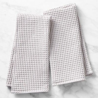 Oversized Waffle Weave Towels, 20&quot; X 30&quot;, Drizzle Grey