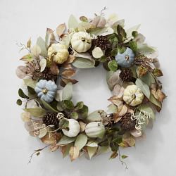 Pumpkin Patch UV Protected Faux Wreath