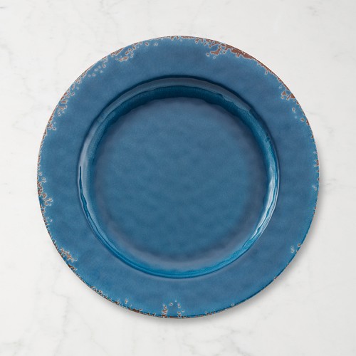 Rustic® Outdoor Melamine Dinner Plates, Set of 4, Azure Blue