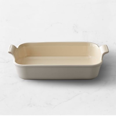 Le Creuset Stoneware Heritage Rectangular Dish, 9&quot; X 12&quot;, Matte White