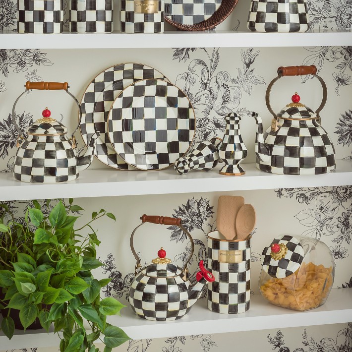 MacKenzie-Childs Courtly Check Cookie Jar | Kitchen Counter