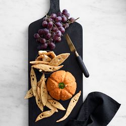 Black Wood Rectangular Cheese Board