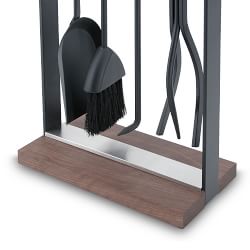 Hampton Walnut Fireplace Tool Set