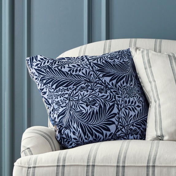 Morris & Co. x Williams Sonoma Home Reversible Performance Pillow Cover, Larkspur