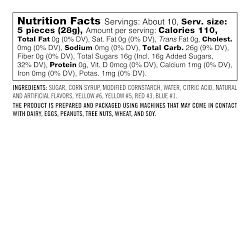 Williams Sonoma Sour Bat Gummies