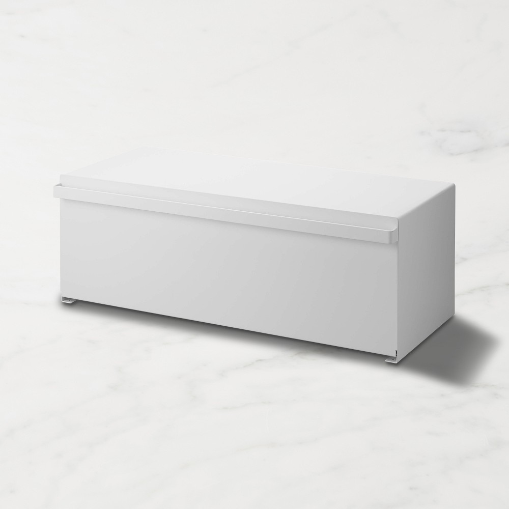 Yamazaki Home Tower Wide Bread Box, White