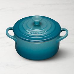 Le Creuset Stoneware Mini Round Cocotte, Caribbean