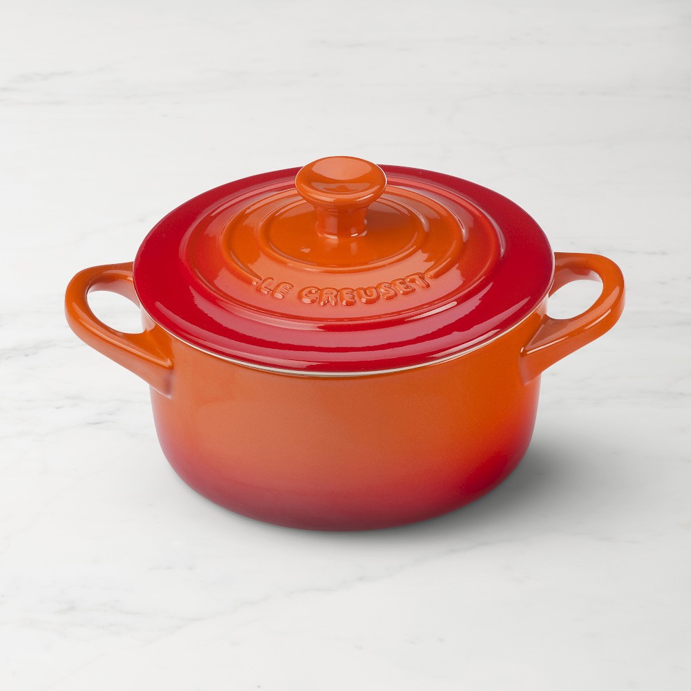 Le Creuset Stoneware Mini Round Cocotte - Flame