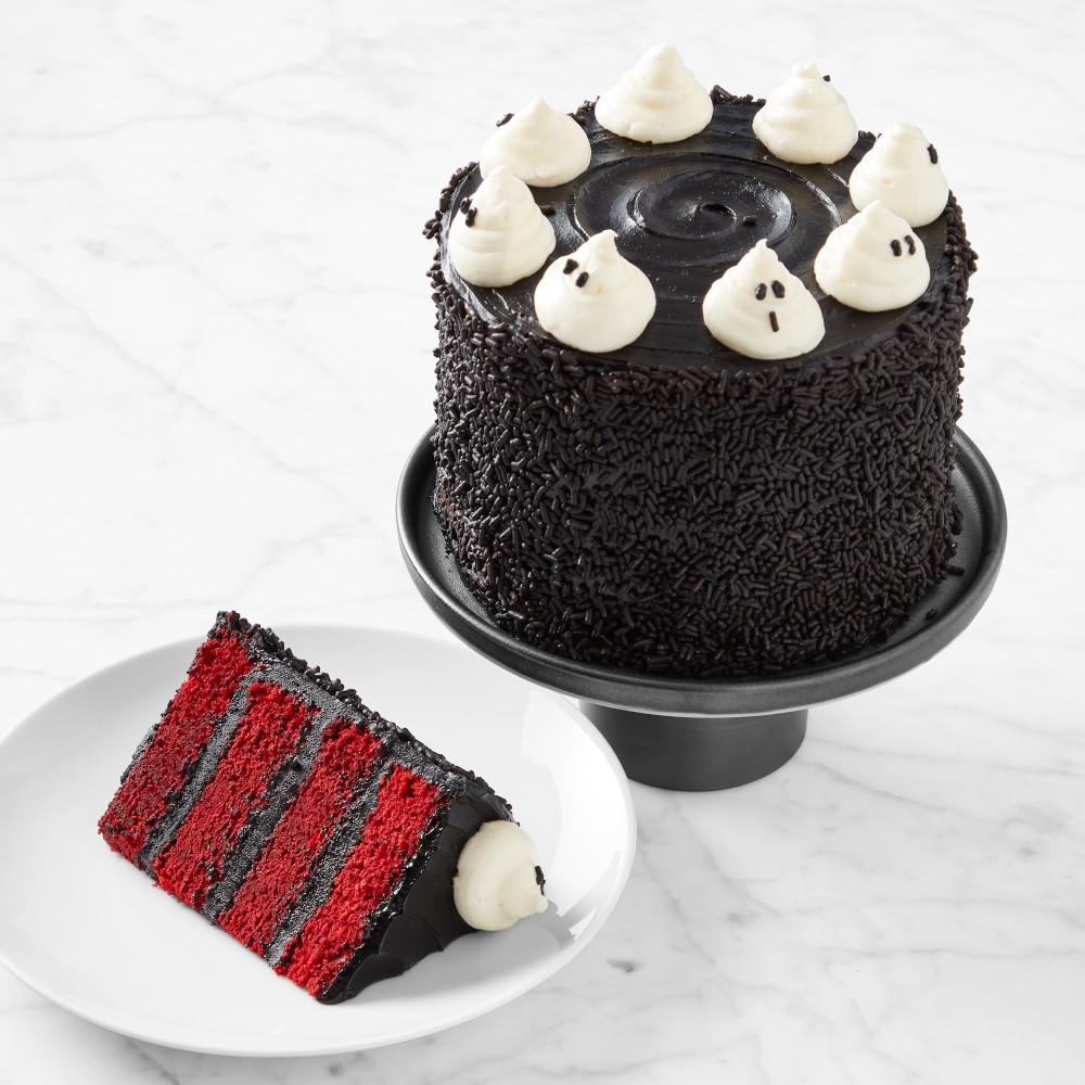 Ghostly Halloween Cake, Immediate Delivery