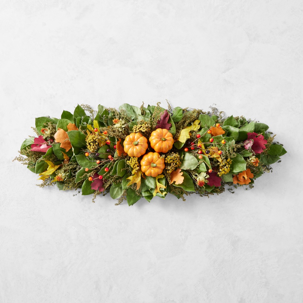 Fall Pumpkin Live Centerpiece 30"
