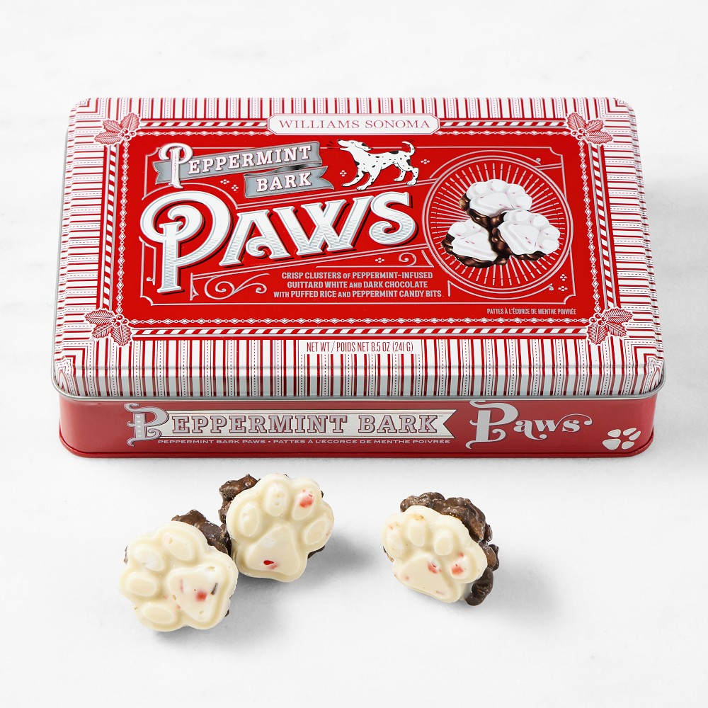 Williams Sonoma Peppermint Bark Paws