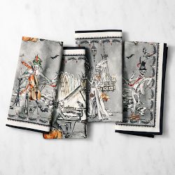 Haunted Hosts Napkins, Set of 4