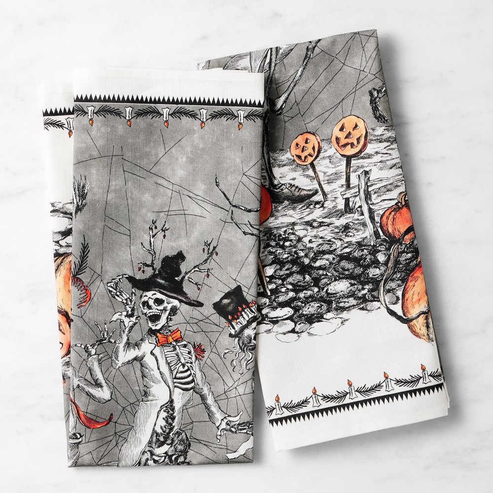 Haunted Hosts Towels, Set of 2