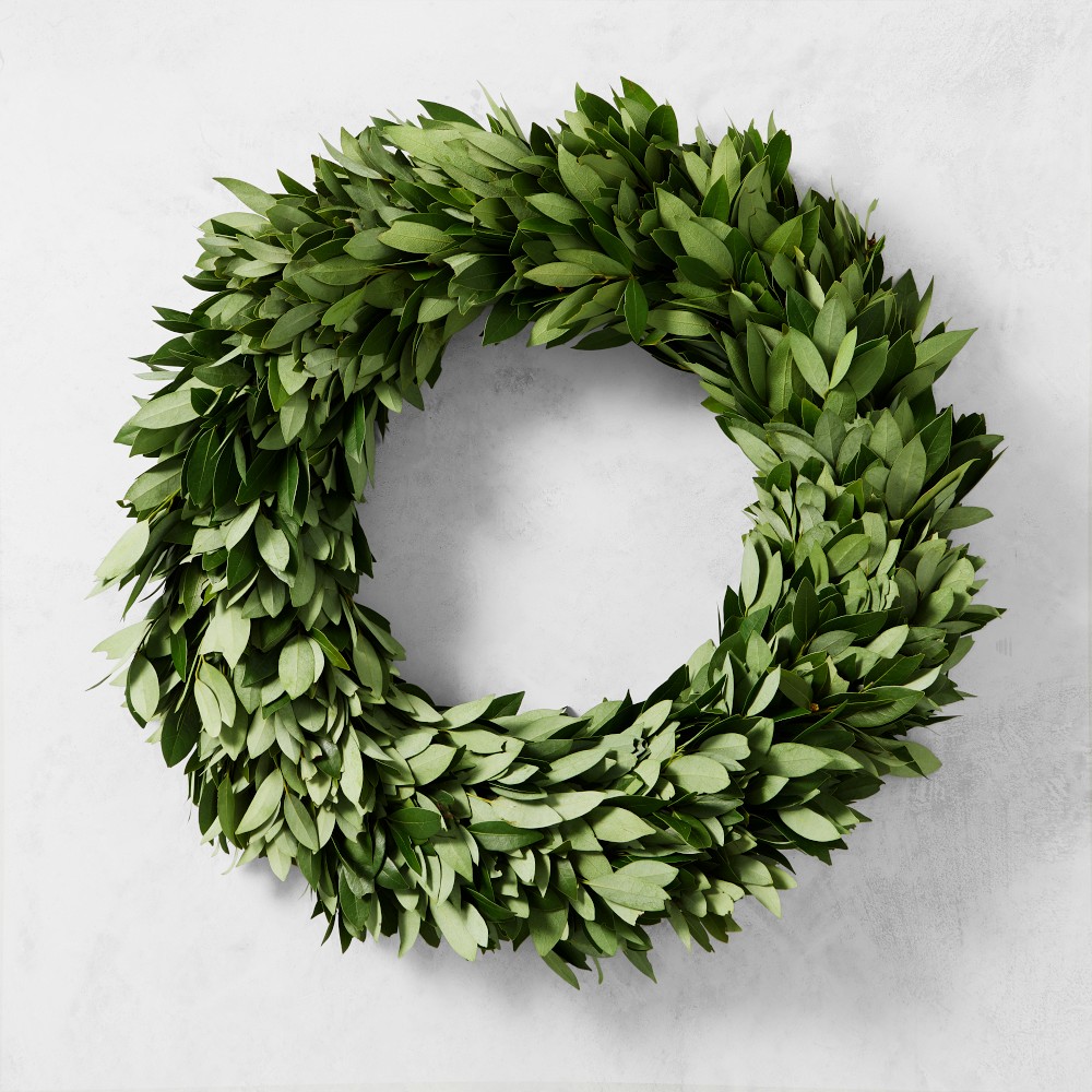 Bay Leaf Live Wreath &amp; Garland