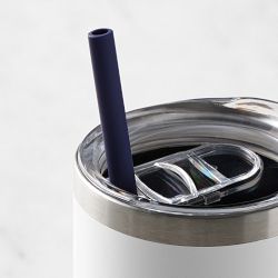 Williams Sonoma Silicone Straws, Set of 4