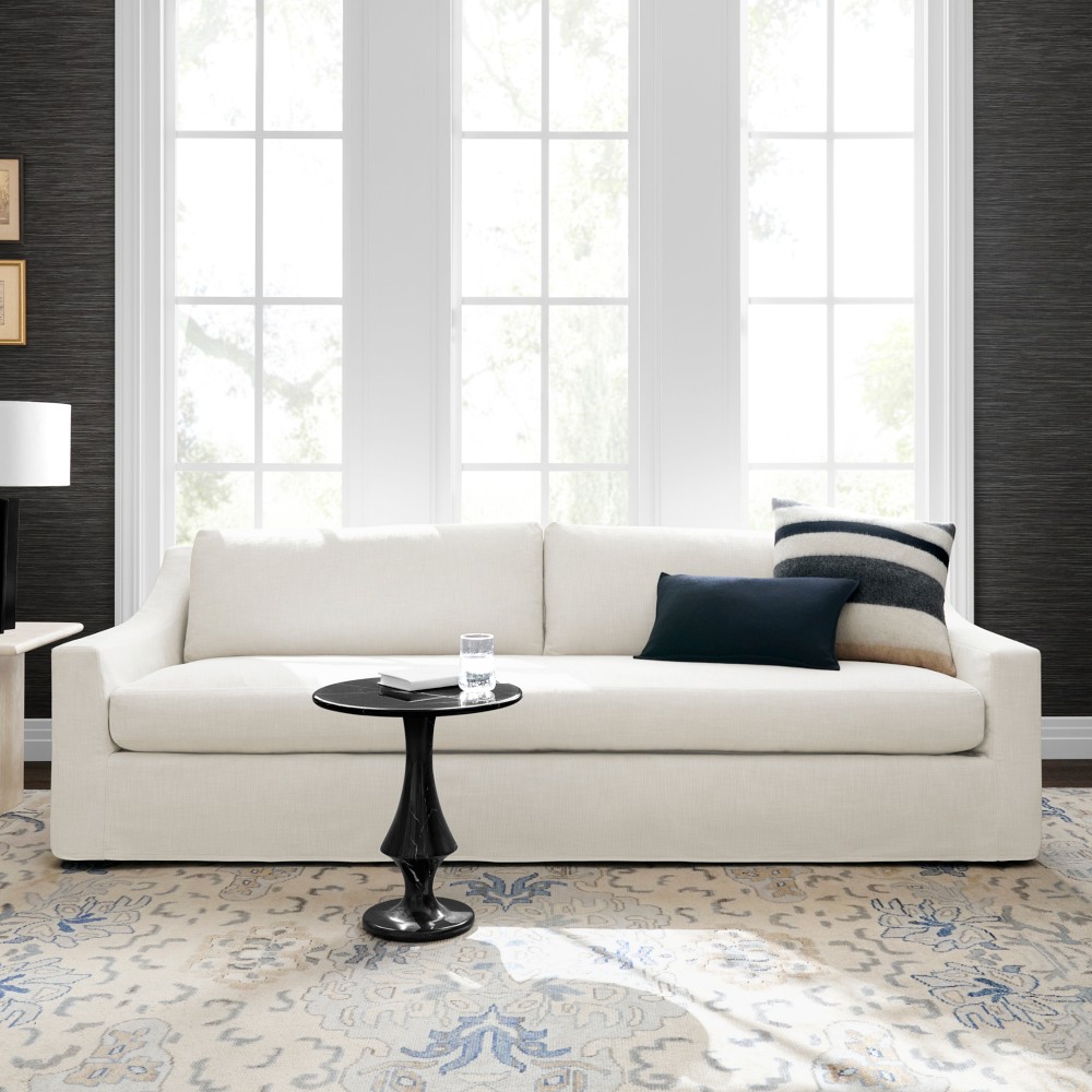 Ghent Slope Arm Slipcovered Sofa (70&quot;-108&quot;)