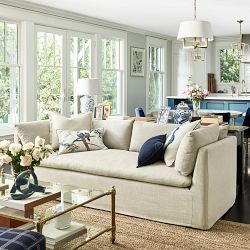 Laguna Slipcovered Sofa (81&quot;-108&quot;)