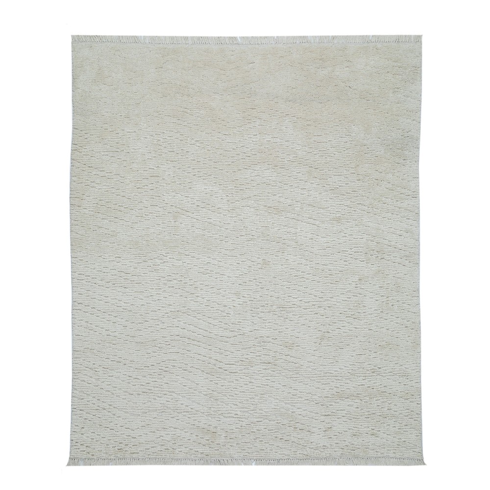 Kaia Hand Knotted Rug, 8 X 10', Ivory