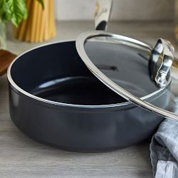 GreenPan&#8482; Premiere Max Hard Anodized Ceramic Nonstick Covered Saute Pan, 5-Qt.