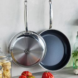 GreenPan&#8482; Premiere Max Stainless-Steel Ceramic Nonstick 11-Piece Cookware Set