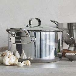 GreenPan&#8482; Premiere Max Stainless-Steel Ceramic Nonstick Steamer Multipot, 6-Qt.
