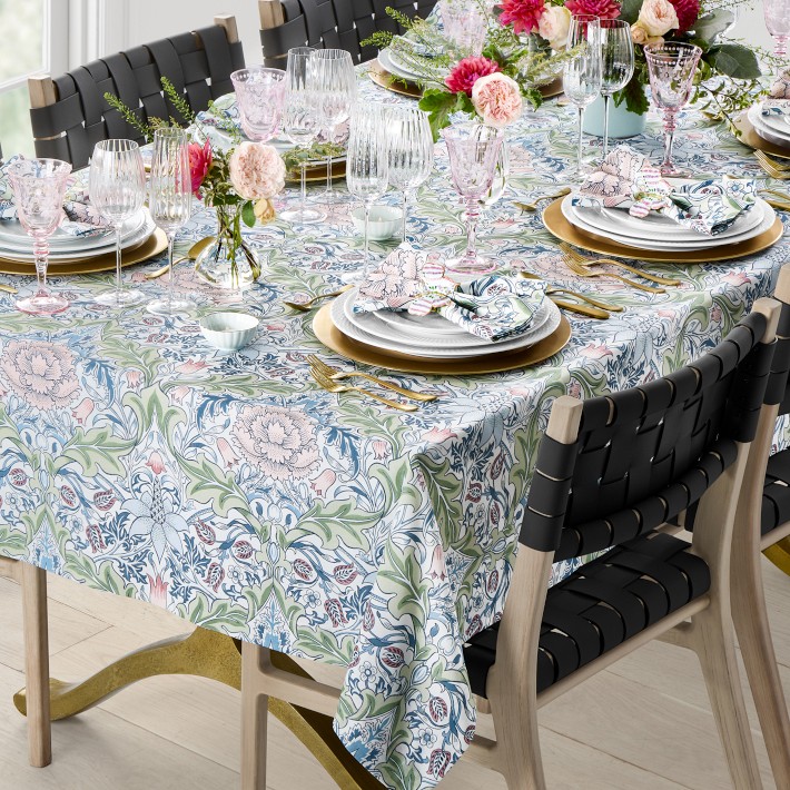 Morris & Co. x Williams Sonoma Severne Tablecloth | Williams Sonoma