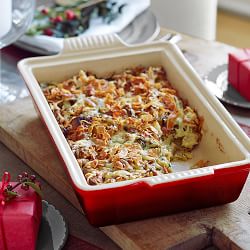 Le Creuset Heritage Stoneware Rectangular Covered Casserole, 4-Qt.