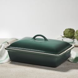 Le Creuset Heritage Stoneware Rectangular Covered Casserole, 4-Qt.