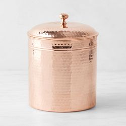 OPEN BOX: Hammered Copper Canister, Small