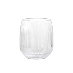 Fortessa Estiva Textured Tall Tumblers, Set of 4, Clear