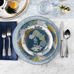 Scalamandr&#233; x Williams Sonoma Sea of Trees Appetizer Plates, Set of 4