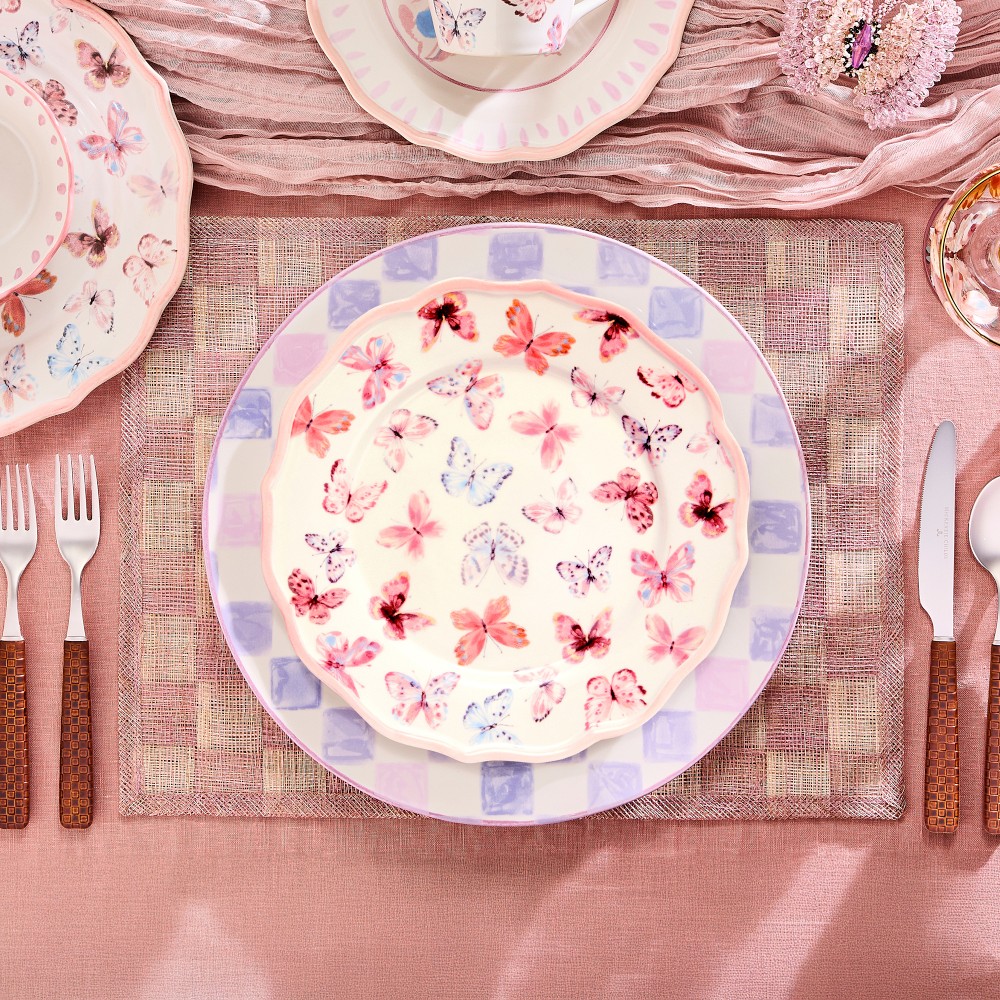 MacKenzie-Childs Butterfly Hill Dinner Plate