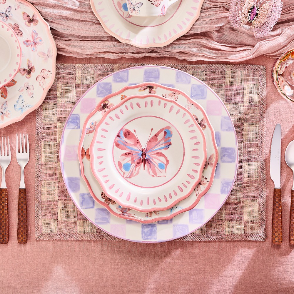 MacKenzie-Childs Butterfly Hill Salad Plate