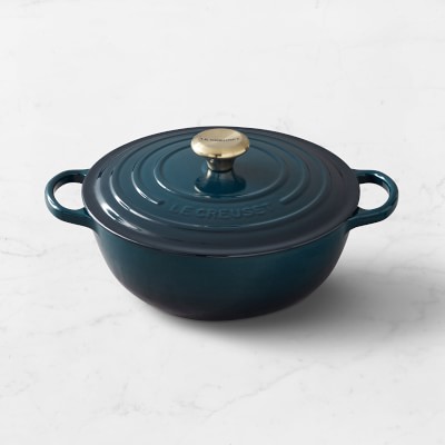 Le Creuset Enameled Cast Iron Soup Pot, 4 1/2-Qt., Agave