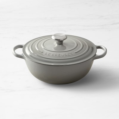 Le Creuset Enameled Cast Iron Soup Pot, 4 1/2-Qt., French Grey