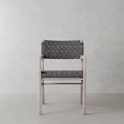 Stratton Dining Armchair, Grey/Silverstone