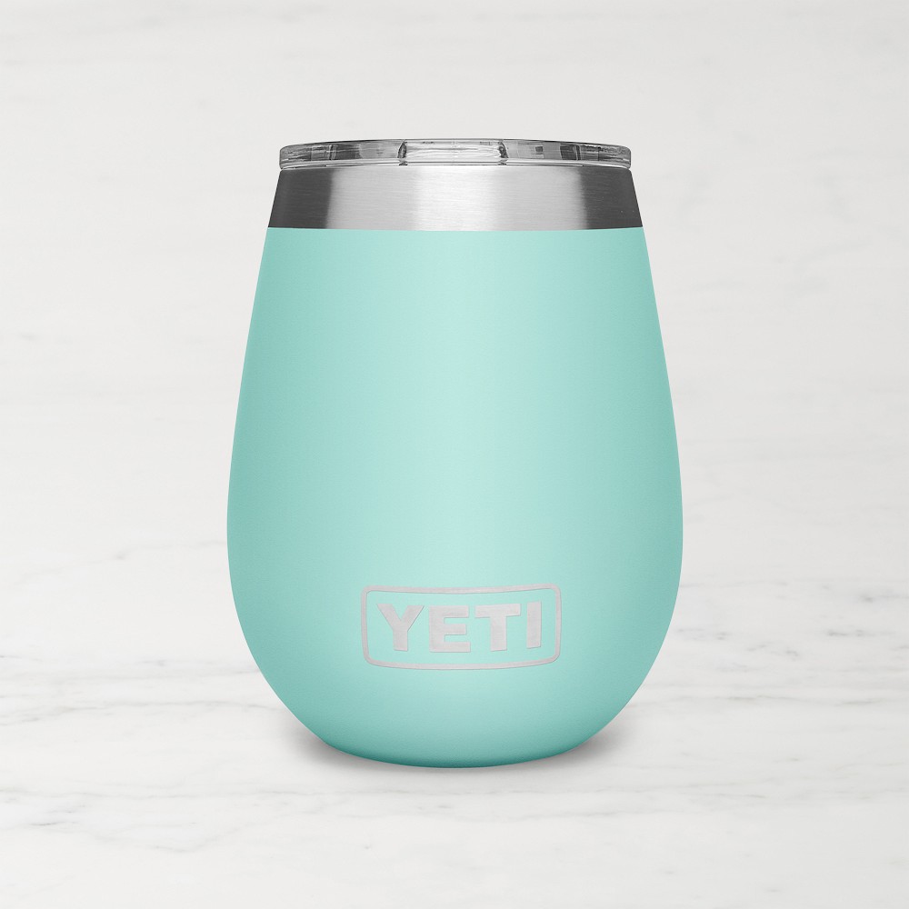 YETI Rambler Wine Tumbler with MagSlider Lid, Seafoam