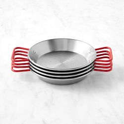 Williams Sonoma Paella Pan Set of Four, 8"