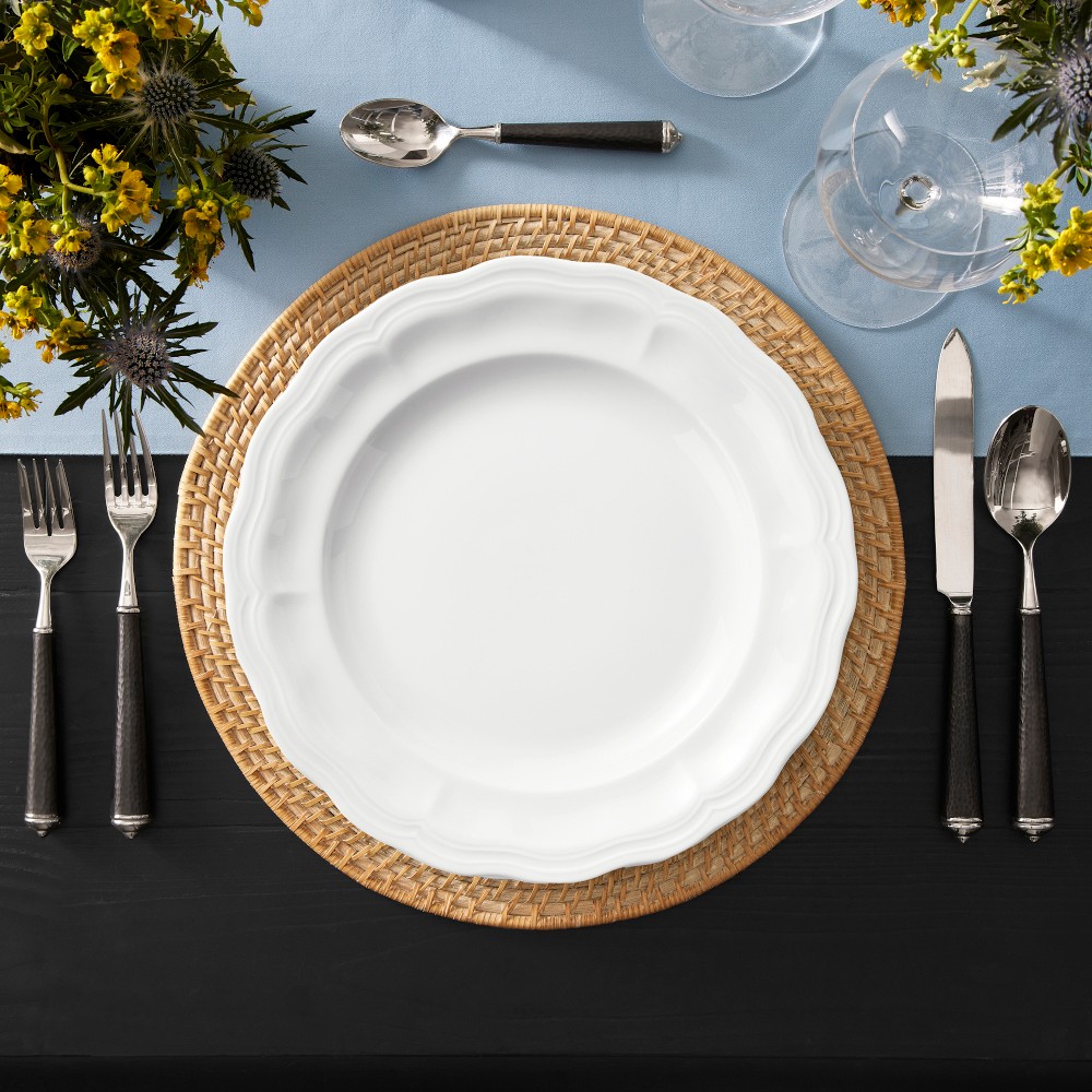Pillivuyt Queen Anne Porcelain Dinner Plates
