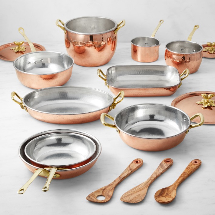 Ruffoni Historia Hammered Copper 15-Piece Cookware Set | Williams