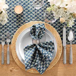 Harvest Block Print Napkins, Set of 4