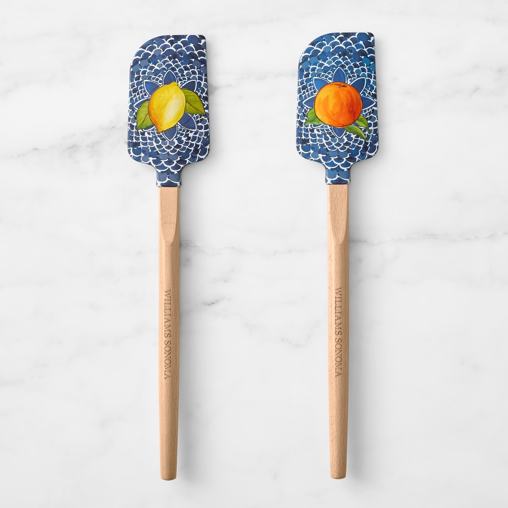 Sicily Wood Spatula - Orange