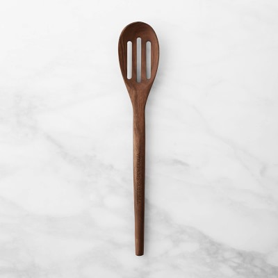 Williams Sonoma Wood Slotted Spoon, 12&quot;, Walnut