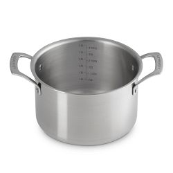 Le Creuset Essential Stainless-Steel Stockpot, 4-Qt.