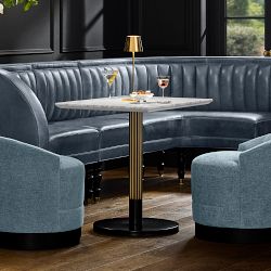 Cosmo Fluted Restaurant Table (30&quot;-32&quot;)