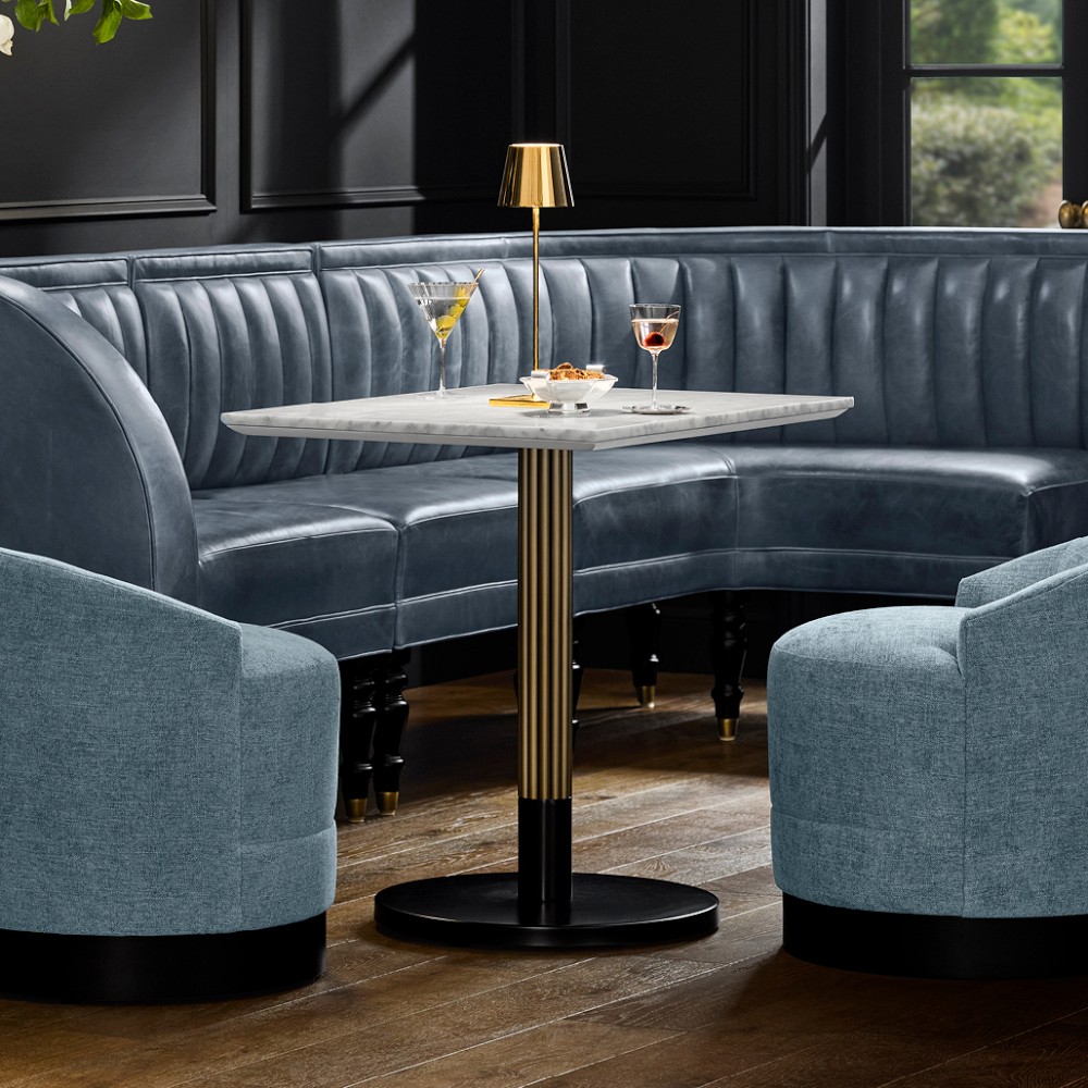 Cosmo Fluted Restaurant Table (30&quot;-32&quot;)