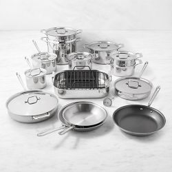 All-Clad D5 Stainless-Steel 24-Piece Cookware Set