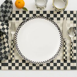 MacKenzie-Childs Everyday Stoneware Dinner Plates, Set of 4