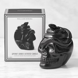 Spooky Soiree Skull Candle