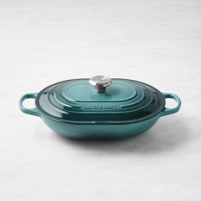 Cast Iron Covered Oval Casserole, 3 3/4-Qt.